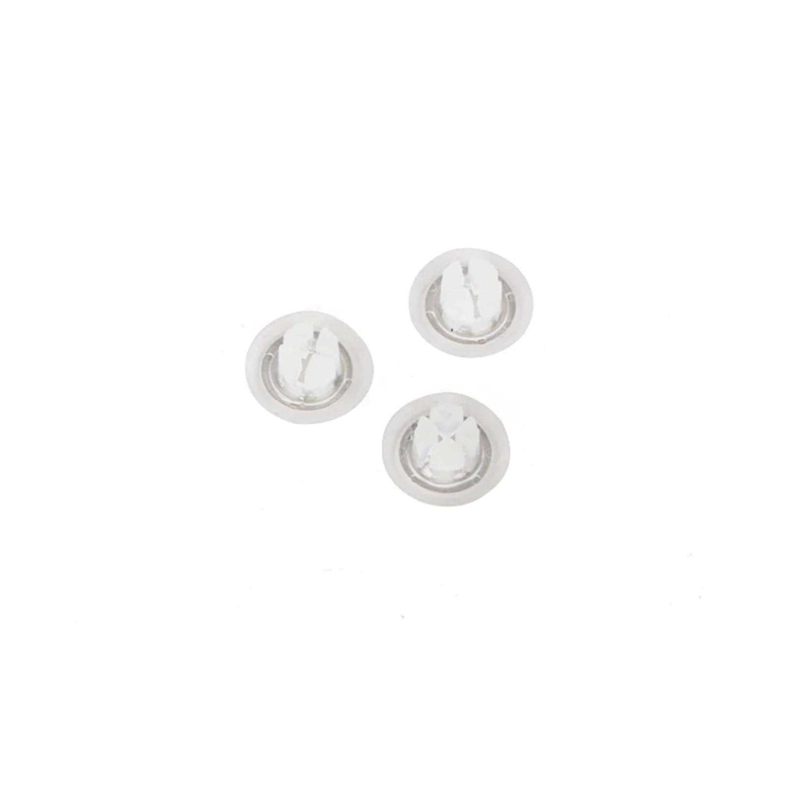 DEMULAX 6Q0853273A 6Q0853274A Dreieckige Zierleiste for Seitentür-Rückspiegel, Eckverkleidung, for VW, for Polo, for 9N3 MK4 2006-2010 Dreieckige Abdeckung für Auto-Seitenspiegel(3pcs Clips) von DEMULAX
