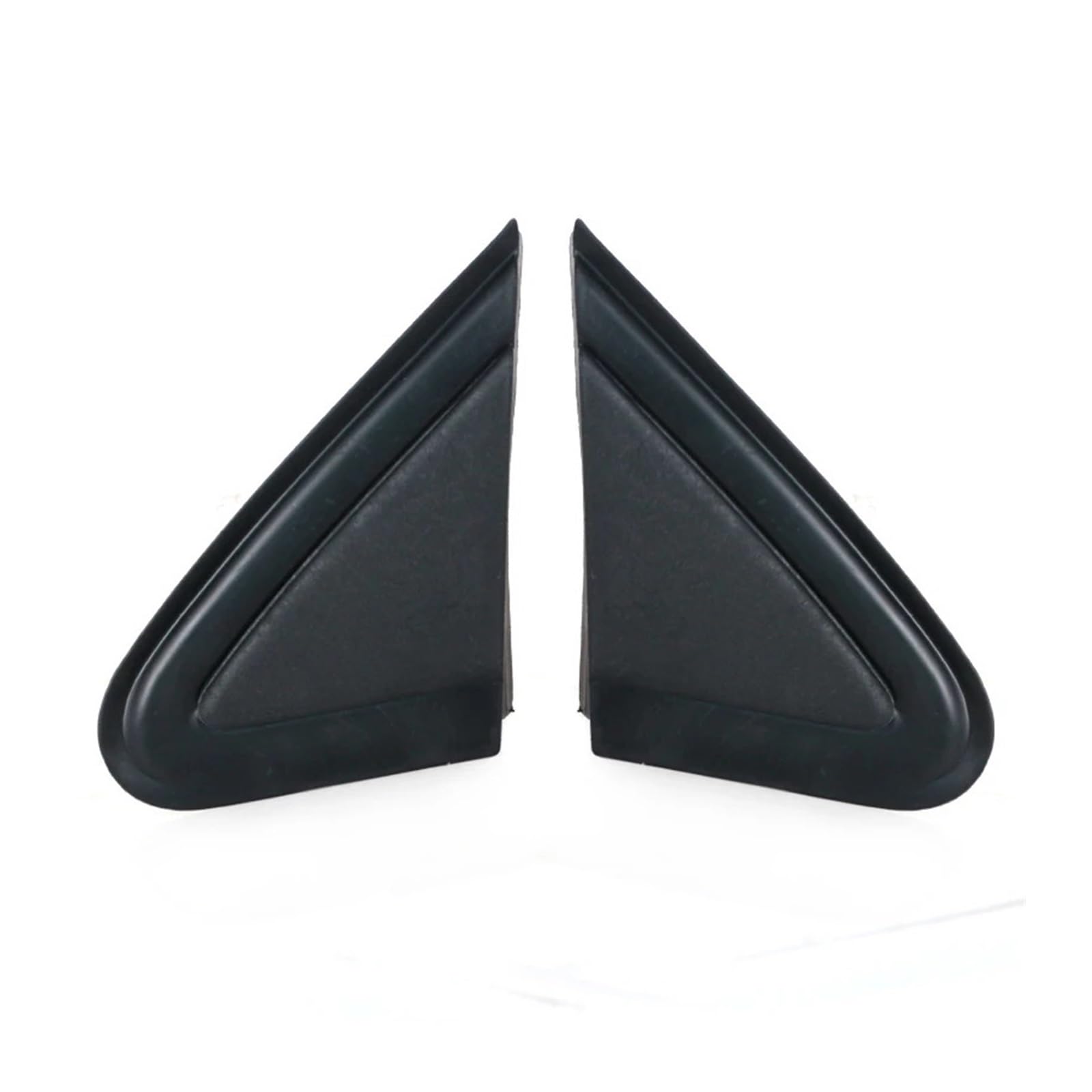 DEMULAX 6Q0853273A 6Q0853274A Dreieckige Zierleiste for Seitentür-Rückspiegel, Eckverkleidung, for VW, for Polo, for 9N3 MK4 2006-2010 Dreieckige Abdeckung für Auto-Seitenspiegel(6pcs Clips) von DEMULAX