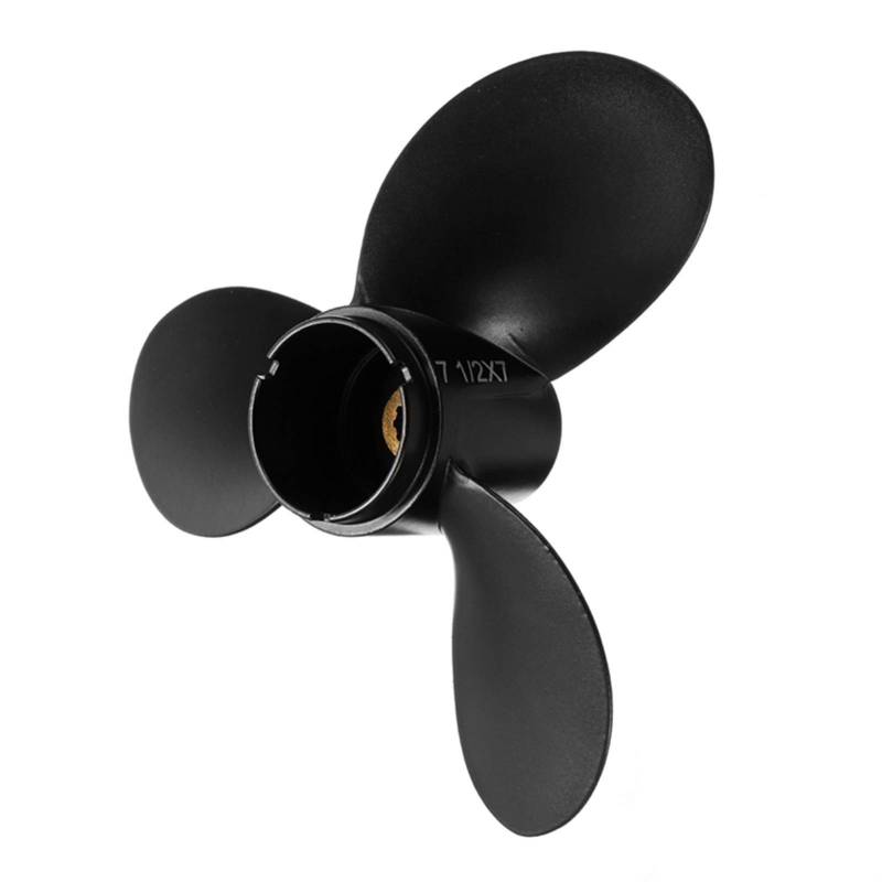 DEMULAX 7 1/2 x 7 Schiffsmotorpropeller 3-Blatt-Drehpaddel 58110-91Jn0-019, for Suzuki, Außenbordmotor 4–6 PS Wasserfahrzeugpropeller von DEMULAX
