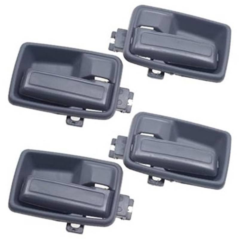 DEMULAX 8944349741 8944349731 Autoinnenraum innen Innentürgriff vorne hinten Links rechts, for Isuzu, for Trooper for Pickup for Amigo for Rodeo Auto-Innentürgriff(Black 4pcs Handle with Bezel) von DEMULAX