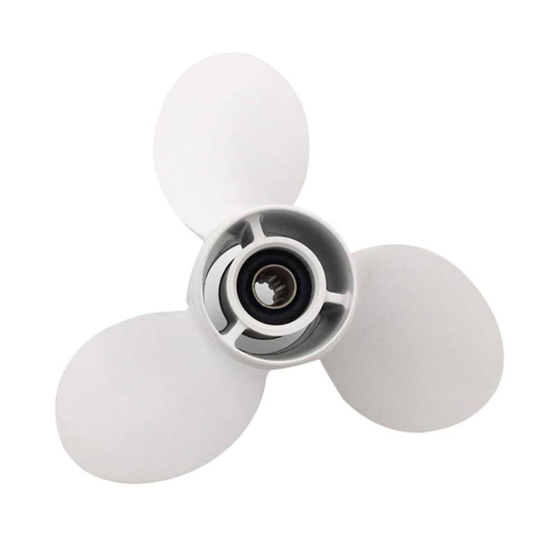 DEMULAX 9 1/4X11, for Yamaha, 8-Zahn-Spine-Aluminium-Propeller, Propeller, 15-PS-Propeller, 9,9-PS-Propeller Wasserfahrzeugpropeller von DEMULAX