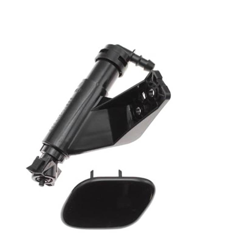 DEMULAX 98671-2W000 98672-2W000 Frontscheinwerfer Wahser Sparyer Düsenpumpe Zylinderkappe Jet, for Hyundai, Santa Fe DM 2013 2014 2015 Abdeckung für Scheibenwaschdüsen(Black Left Side) von DEMULAX