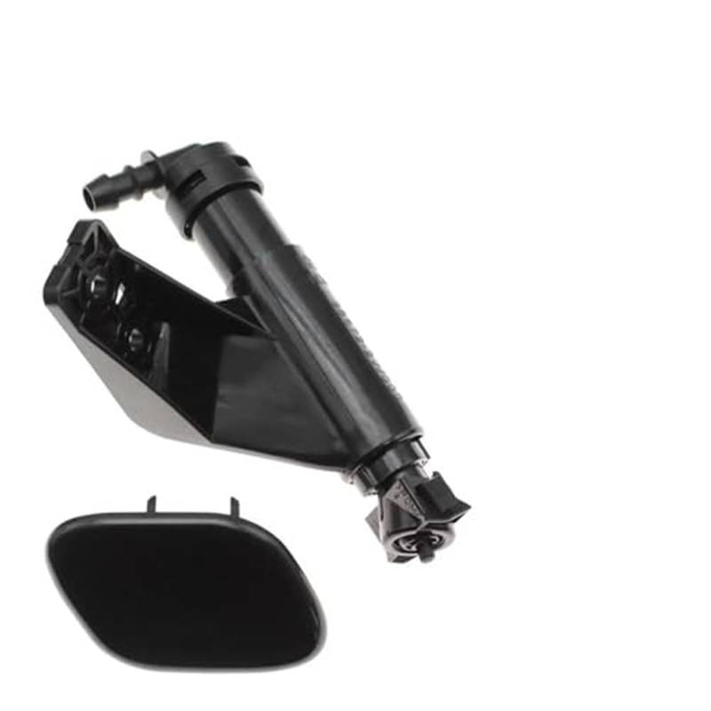 DEMULAX 98671-2W000 98672-2W000 Frontscheinwerfer Wahser Sparyer Düsenpumpe Zylinderkappe Jet, for Hyundai, Santa Fe DM 2013 2014 2015 Abdeckung für Scheibenwaschdüsen(Black Right Side) von DEMULAX