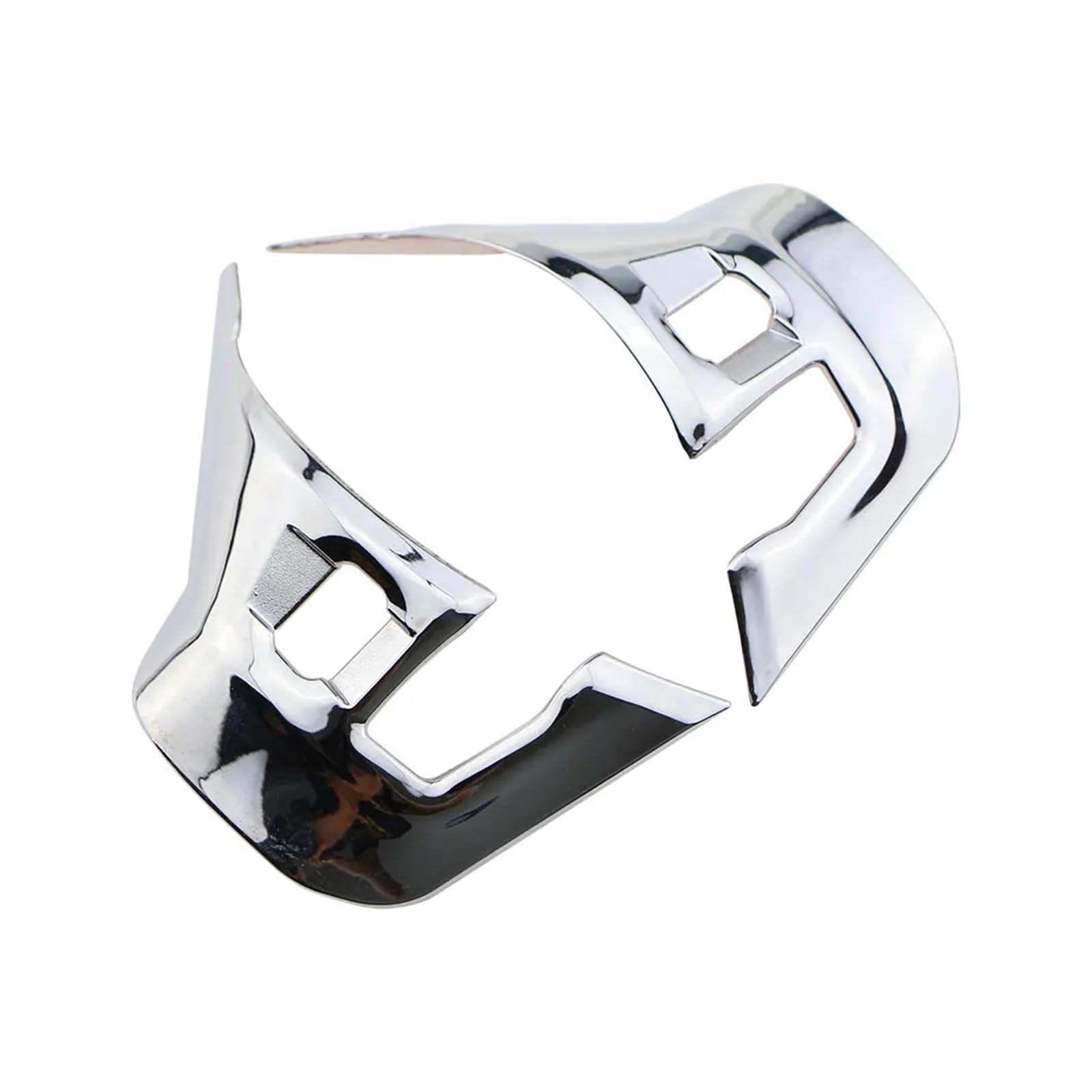 DEMULAX ABS Chrom Auto Styling 3 6 9 Uhr Lenkradschutz Zieraufkleber, for Peugeot, for 2008 2014 2015 2016 2017, Zubehör Auto-Lenkrad-Aufkleber(Glossy Chrome) von DEMULAX