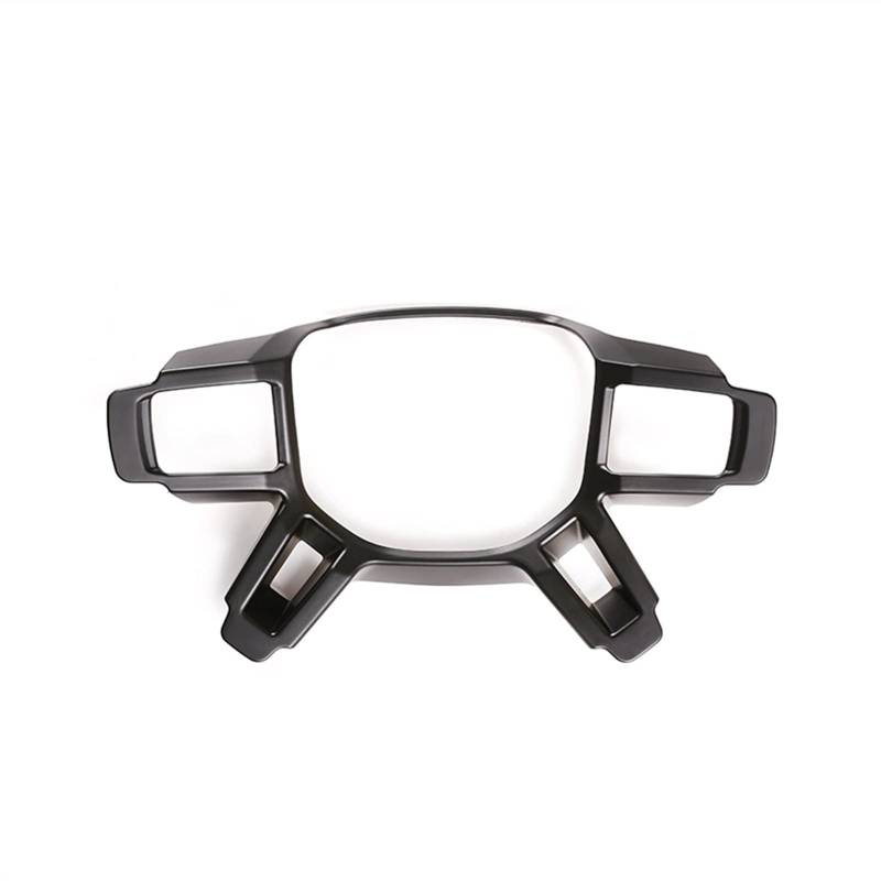 DEMULAX ABS Silber Dumb Black Autoinnenausstattung Autolenkradverkleidung Autozubehör, for Land Rover, Defender 110 2020-2021 Auto-Lenkrad-Aufkleber(Dumb Black) von DEMULAX
