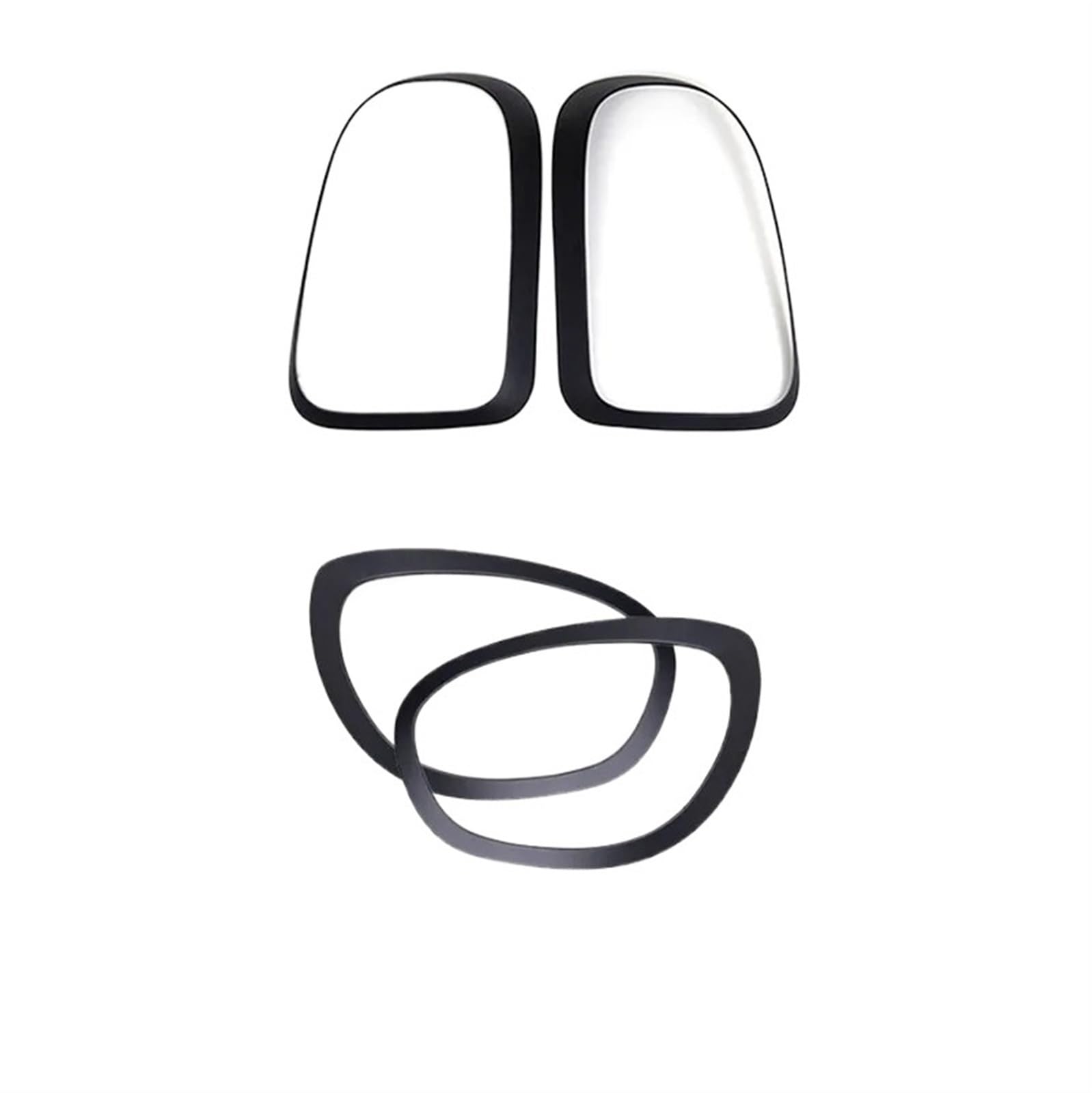 DEMULAX Auto-Augenbrauen-Scheinwerfer-Rücklicht-Rahmen, Rückleuchten-Ringgehäuse, Gehäuse, for Mini Cooper S JCW F60 Countryman, Auto-Styling-Zubehör Zierleiste für Fahrzeugscheinwerfer(Set (4pcs)) DEMULAX Auto-Augenbrauen-Scheinwerfer-Rücklicht-Rahmen, Rückleuchten-Ringgehäuse, Gehäuse, for Mini Cooper S JCW F60 Countryman, Auto-Styling-Zubehör Zierleiste für Fahrzeugscheinwerfer(Set (4pcs)) von DEMULAX