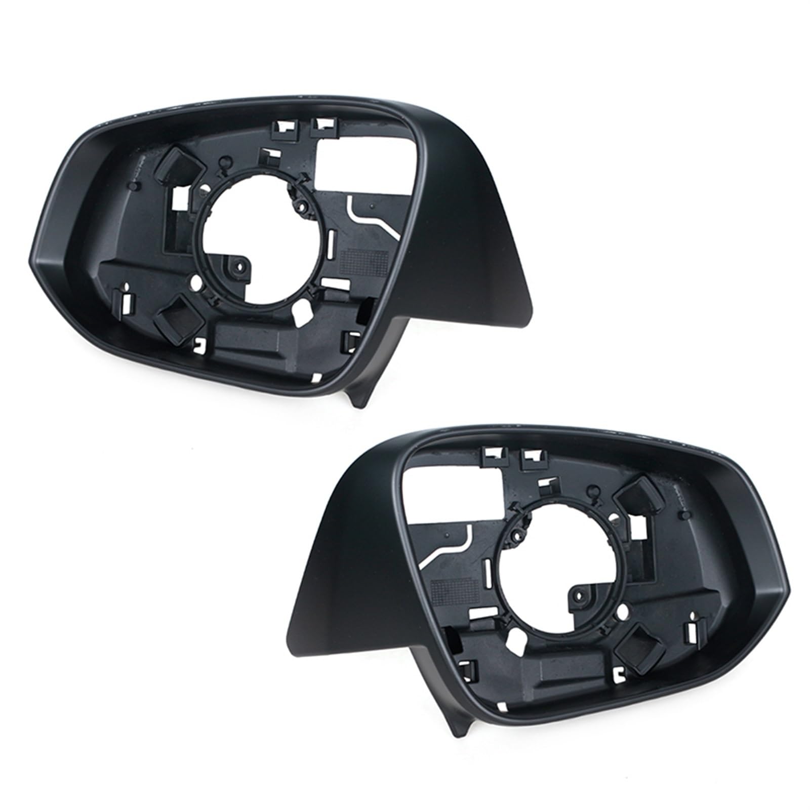 DEMULAX Auto Flügel Tür Seite Außen Rückspiegel Rahmen Fall Trim Gehäuse Shell, for Toyota, for RAV4 RAV 4 2020 2021 2022 Auto-Seitenspiegelrahmen(Left and Right) von DEMULAX