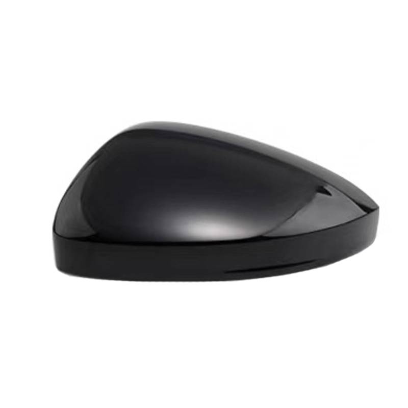 DEMULAX Auto-Flügeltür-Seitenspiegelabdeckung, for VW, for Tiguan, 2017 2018 2019 2020, Auto-Rückspiegelrahmen, Glaslinsen-Zubehör Auto-Seitenspiegelrahmen(Black Left) von DEMULAX