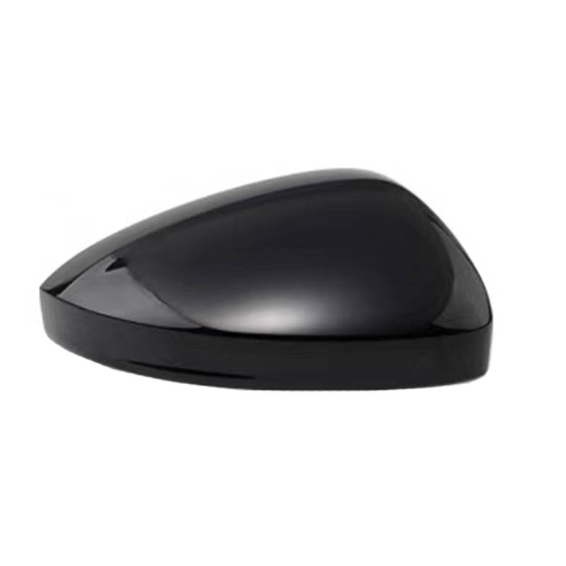 DEMULAX Auto-Flügeltür-Seitenspiegelabdeckung, for VW, for Tiguan, 2017 2018 2019 2020, Auto-Rückspiegelrahmen, Glaslinsen-Zubehör Auto-Seitenspiegelrahmen(Black Right) von DEMULAX