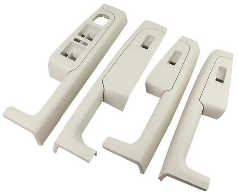 DEMULAX Auto-Innentürgriff, for Skoda, for Superb Auto-Innentürgriff Armlehnenheber-Schalterabdeckung vorne hinten Links rechts Auto-Innentürgriff(Beige) von DEMULAX