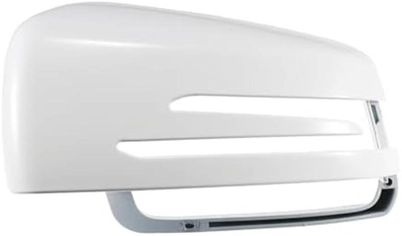 DEMULAX Auto-Rückspiegelabdeckung Links, Ersatzkappe in Weiß, for Mercedes, for Benz, A-Klasse W176, B-Klasse, C-Klasse, Spiegelschutzabdeckungen, Außenverkleidungen Auto-Seitenspiegelabdeckung von DEMULAX