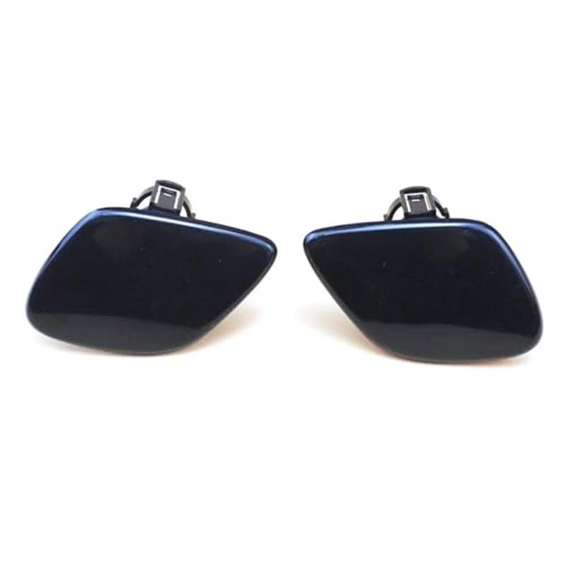 DEMULAX Auto Styling Paar Schwarz Scheinwerfer Links Rechts Scheinwerfer Waschanlage Düse Jet Cap, for Toyota, for Lexus, RX400H 2006-2008 Abdeckung für Scheibenwaschdüsen von DEMULAX