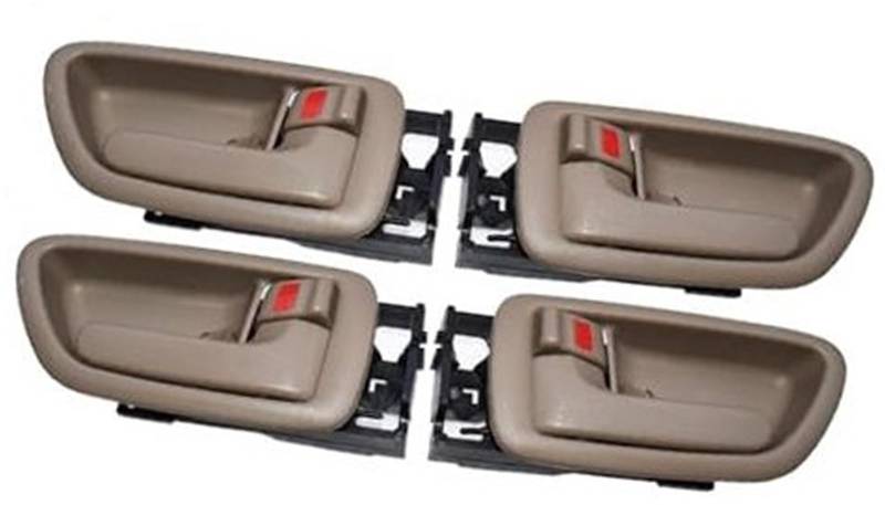 DEMULAX Autoinnenraum Innentürgriff vorne hinten Links rechts, for Toyota, for Sequoia 2001-2007, for Tundra, 4.0L 4.7L 2004-2006 for Avalon 3.0L 2000-2004 Auto-Innentürgriff(Beige) von DEMULAX