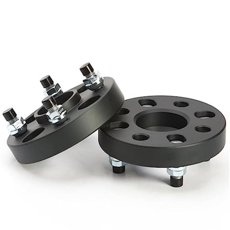 DEMULAX Autoraddichtung 2 Stück, for Fiat, 15–50 mm Aluminium, geschmiedete CNC-Radabstandshalteradapter. PCD: 4 x 98. Cb: 58,1. Schraube: M12 x 1,25. Passende Radabstandshalter. Reifendistanzstück fü von DEMULAX