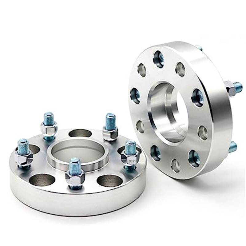 DEMULAX Autoraddichtung 2-teilig, for Crown, for GT2000, for Prius 15–50 mm PCD 5 x 100 CB 54,1 mm 5-Loch-Aluminium-Radabstandshalter passend for Radabstandshalter Reifendistanzstück für Auto(BLACK 50 von DEMULAX