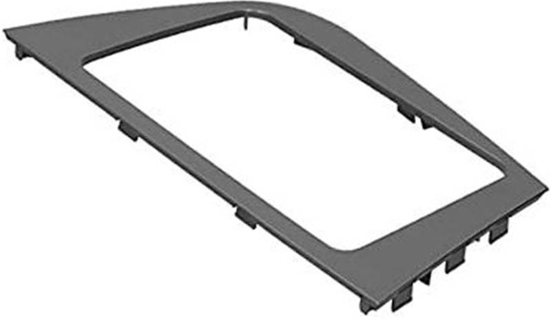 DEMULAX Autoradio-Rahmen, dekorative Blende, Armaturenbrett-Radioblende, for Seat, Leon 2005‑2011 LHD Autoradio-Armaturenbrett von DEMULAX