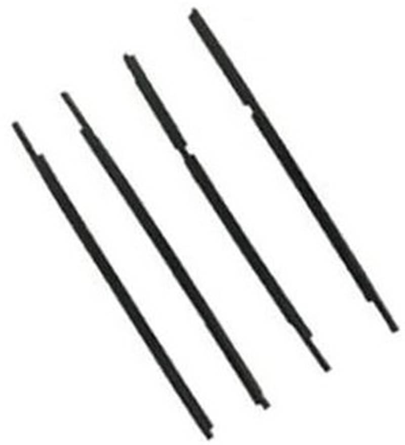 DEMULAX Autotürkantenschutz, 4-teilig, Außenfenster-Glasdichtungsstreifen, Gummischutz, Wetterschutz, for VW, for Golf, 6 MK6 GTI R GTD Standard 2008-2013 Autodachdichtungsstreifen von DEMULAX