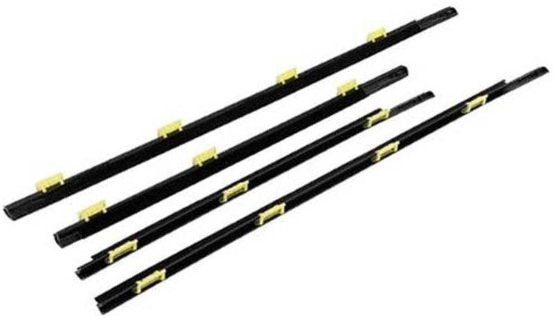 DEMULAX Autotürkantenschutz, for CR-V CRV 2002 2003 2004 2005 2006 4-teiliger Wetterstreifen Fensterdichtungsgürtel Wetterstreifen Autodachdichtungsstreifen von DEMULAX
