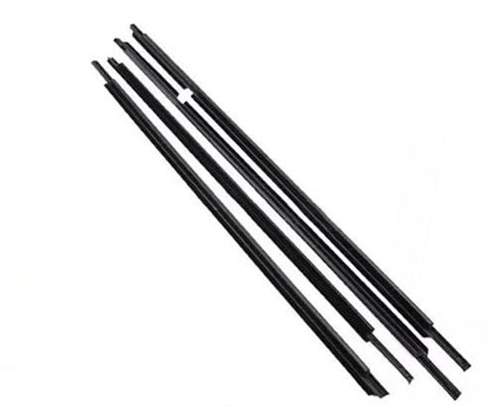 DEMULAX Autotürkantenschutz, for Citroen, for Elysee 2014 2015 2016 4-teiliges Auto-Außenfenster-Dichtungsband aus Gummi Autodachdichtungsstreifen(Black) von DEMULAX