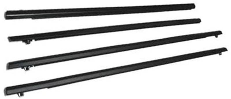 DEMULAX Autotürkantenschutz, for Jazz, 2009-2014, 4-teilig, Gummi-Dichtungsstreifen for Autoaußenfenster, wasserdichter Druckstreifen Autodachdichtungsstreifen von DEMULAX