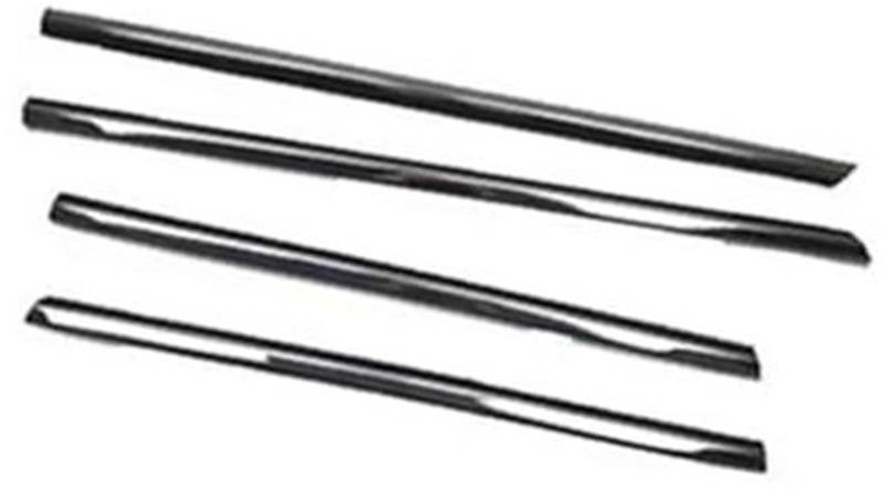 DEMULAX Autotürkantenschutz, for Nissan, for X-Trail, T30 2001-2006, 4-TLG. Schwarze Gummidichtung for Außenfensterglas Autodachdichtungsstreifen von DEMULAX