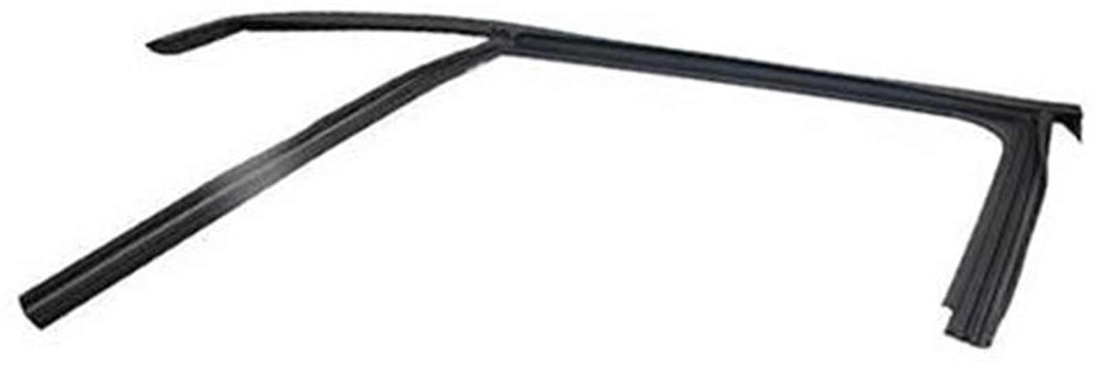 DEMULAX Autotürkantenschutz, for Peugeot, 208 2008 4-türige Autofenster Obere Gummileiste Abdichtung Türglasheber Führungsnut Autodachdichtungsstreifen(Black Front Right) von DEMULAX