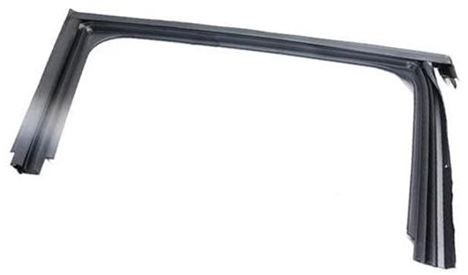 DEMULAX Autotürkantenschutz, for Peugeot, 208 2008 4-türige Autofenster Obere Gummileiste Abdichtung Türglasheber Führungsnut Autodachdichtungsstreifen(Black Rear Left) von DEMULAX
