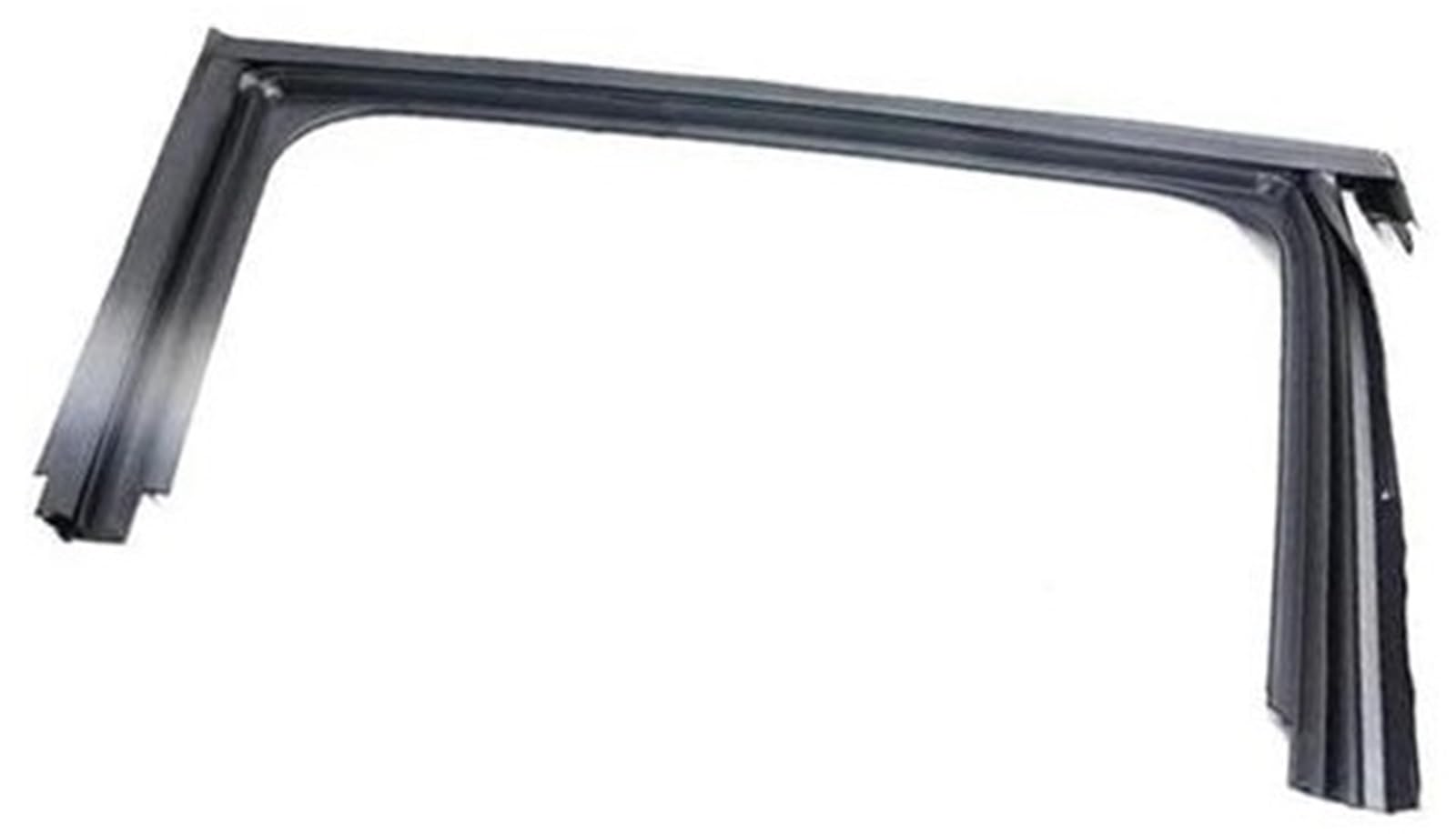 DEMULAX Autotürkantenschutz, for Peugeot, 208 2008 4-türige Autofenster Obere Gummileiste Abdichtung Türglasheber Führungsnut Autodachdichtungsstreifen(Black Rear Right) von DEMULAX
