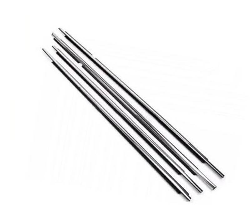 DEMULAX Autotürkantenschutz, for Peugeot, 301 2013 2014 2015 2016 2017, 4-teilig, Gummi-Dichtungsstreifen for Autoaußenfenster Autodachdichtungsstreifen(Black Chrome) von DEMULAX