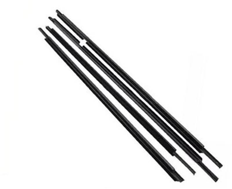 DEMULAX Autotürkantenschutz, for Toyota, for Land Cruiser, LC200 J200 2008-2021 4-teiliges Gummi-Dichtungsprofil for die Außenfenster Autodachdichtungsstreifen(Black) von DEMULAX