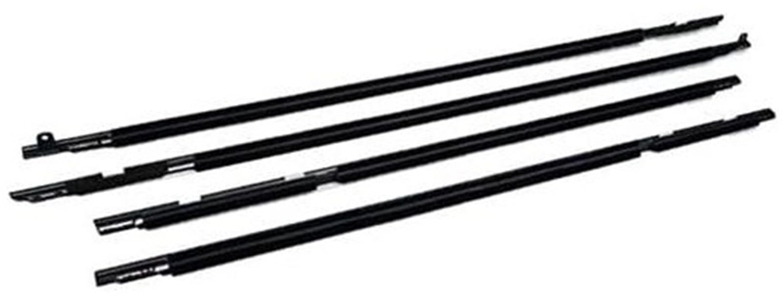 DEMULAX Autotürkantenschutz, for Toyota, for Land Cruiser, LC80 80 Series LX450 1991-1998 4-teilige Außenfenster Gummi-Dichtungsstreifentür Autodachdichtungsstreifen(Black) von DEMULAX