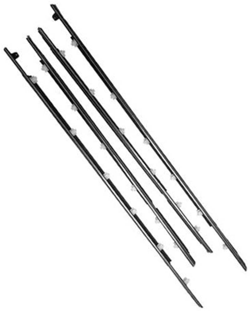DEMULAX Autotürkantenschutz, for Toyota, for Land Cruiser, LC80 FZJ80 LX450 1990-1998 Fensterdichtungen Seitentür-Außenformdichtungsband 75710-60021 Autodachdichtungsstreifen(Black) von DEMULAX