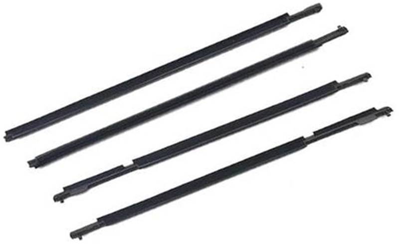 DEMULAX Autotürkantenschutz, for Toyota, for Prado 2010-2018, 4-teilig, Gummi-Dichtungsstreifen for Autoaußenfenster, wasserdichter Druckstreifen Autodachdichtungsstreifen von DEMULAX
