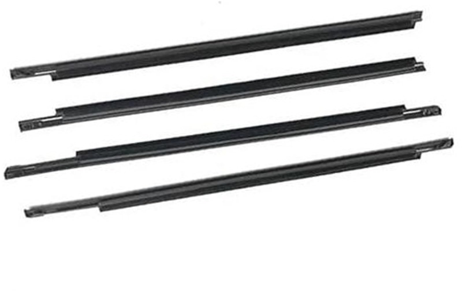 DEMULAX Autotürkantenschutz, for Toyota, for Prius 2004-2015, 4-teilig, schwarzer Autofenster-Formteil-Dichtungsstreifen-Dichtungsgurt Autodachdichtungsstreifen(Black 2004-2009) von DEMULAX