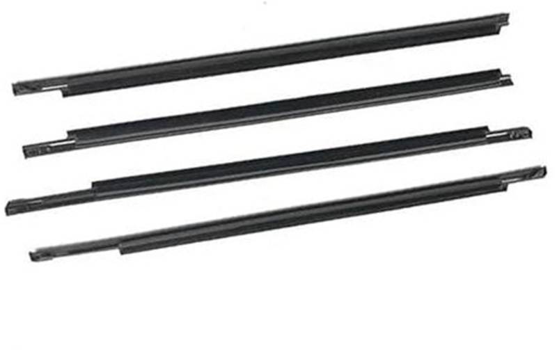 DEMULAX Autotürkantenschutz, for Toyota, for Prius 2004-2015, 4-teilig, schwarzer Autofenster-Formteil-Dichtungsstreifen-Dichtungsgurt Autodachdichtungsstreifen(Black 2004-2009) von DEMULAX