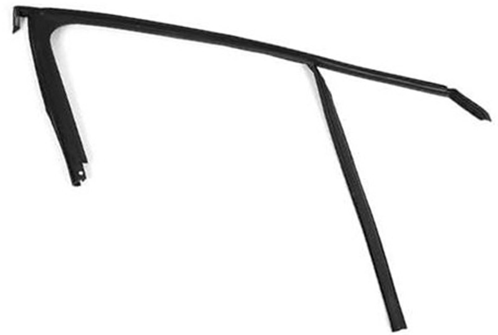 DEMULAX Autotürkantenschutz Autofenster Obere Gummileiste Abdichtung Türglasheber Führungsnut Schmutzfängerdichtung, for Peugeot, 2008 Autodachdichtungsstreifen(Black Front Right) von DEMULAX