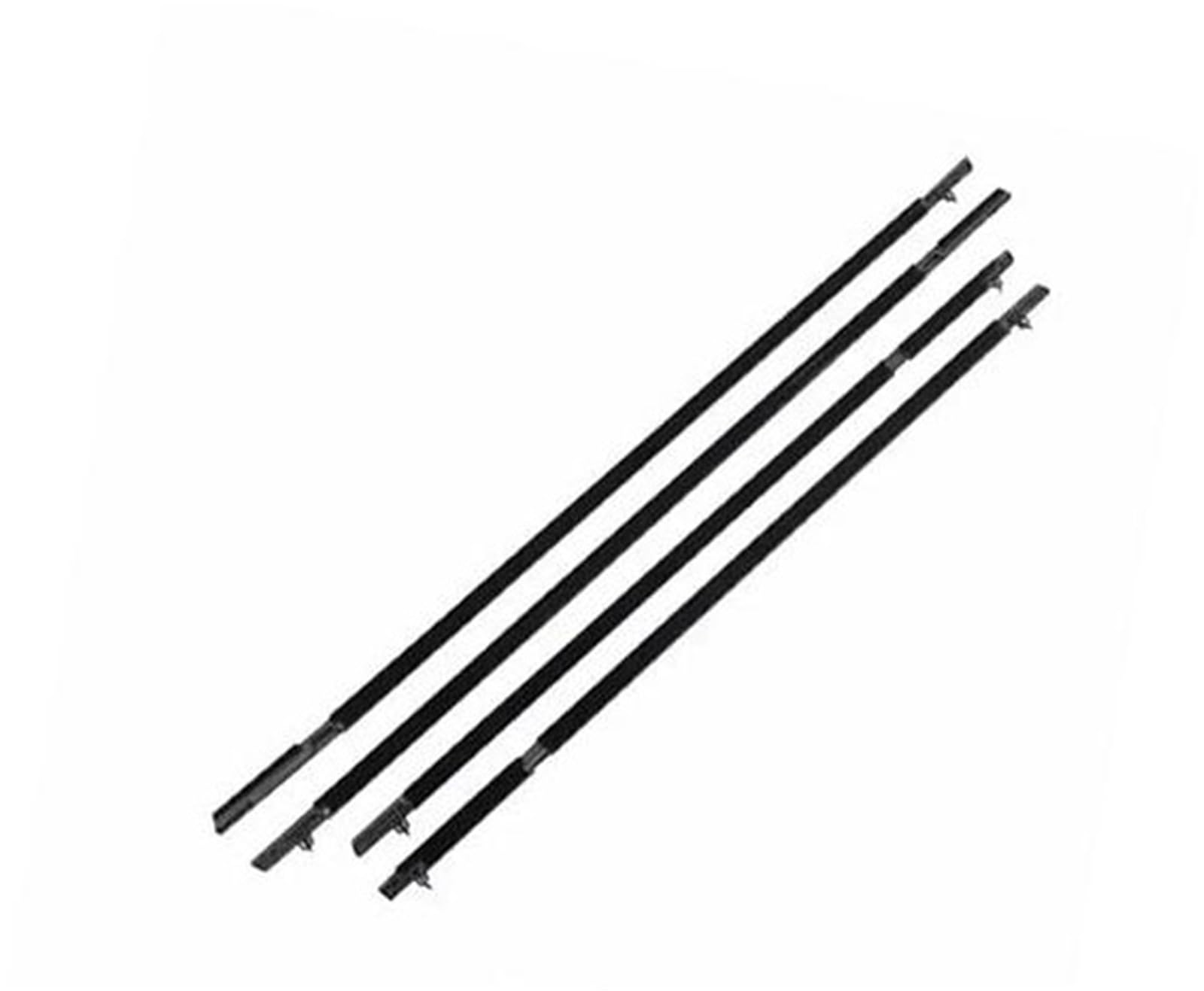 DEMULAX Autotürkantenschutz Autofensterformtür, for Toyota, for Sienna XL30 2011 2012 2013 2014 2015 2016-2020 Autodachdichtungsstreifen(Black 4pcs) von DEMULAX