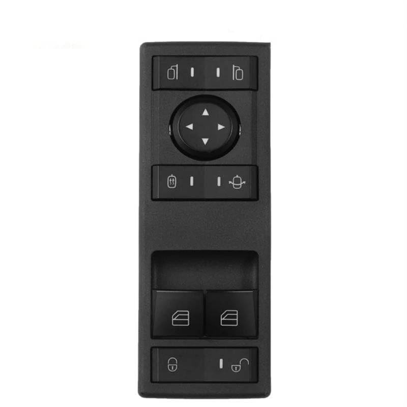 DEMULAX Fensterheberschalter, for Mercedes-Benz, for Actros A9605451213 9605451213 Fensterheberschalter Bedienfeld Spiegel Elektrischer Schalter Hauptschalter for Fensterheber Autofenster-Steuerschalt von DEMULAX