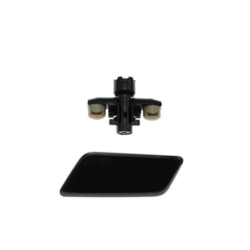 DEMULAX Frontscheinwerfer-Waschmaschinenabdeckung, Scheinwerfer-Sprühdüse, Strahlkappe, for Subaru, Outback BS9 2018 2019 2020 86636AL170 86636AL180 Abdeckung für Scheibenwaschdüsen(Black LH Side) von DEMULAX