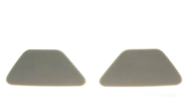 DEMULAX Frontstoßstange Scheinwerfer Scheinwerfer Waschanlage Jet Spray Düse Abdeckkappe, for, 5 F10 F11 F18 2010–2015 51117246869 51117246870 Abdeckung für Scheibenwaschdüsen(Black Set) von DEMULAX