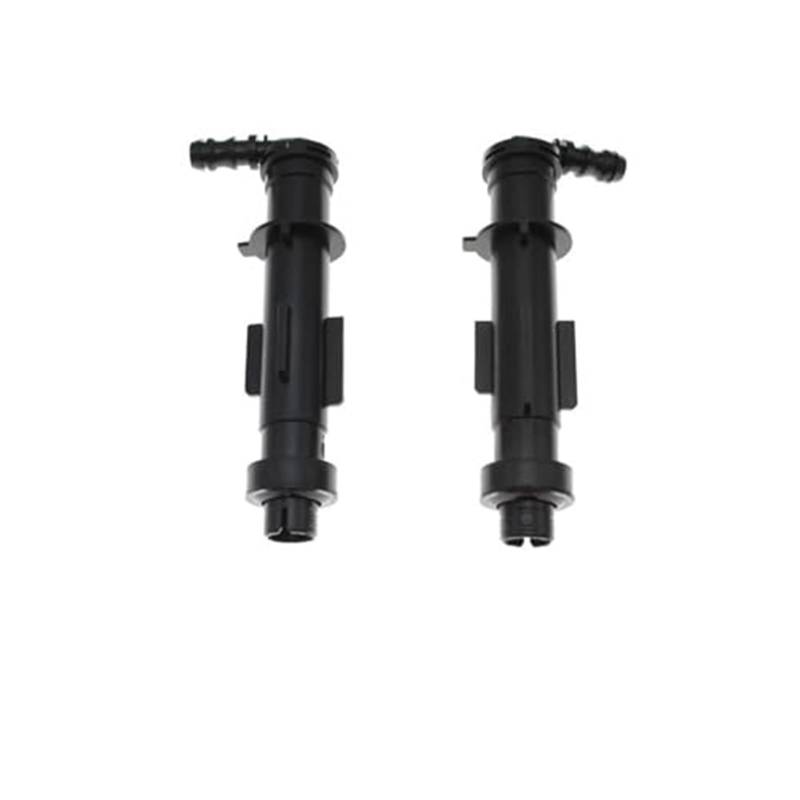 DEMULAX Frontstoßstangen-Scheinwerferwascher-Deckelkappe, Scheinwerferwascher-Jet-Düsen-Sprühabdeckung, for Hyundai, Tucson TL 2015–2017 Abdeckung für Scheibenwaschdüsen(Black Nozzle Set) von DEMULAX
