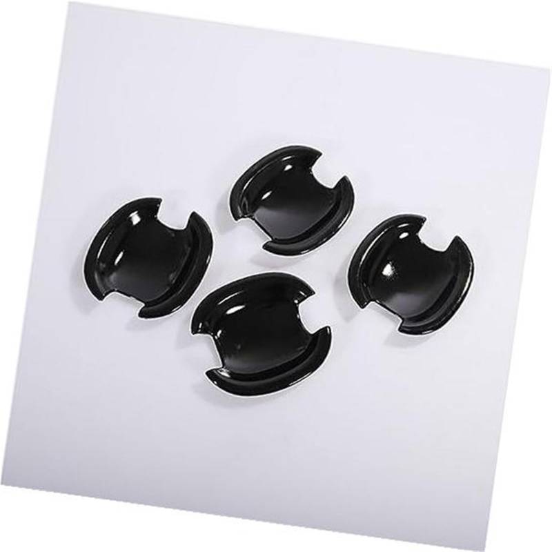 DEMULAX Glänzende Chrom-Aufkleber for Autotürgriffabdeckungen, for VW, for Tiguan, 2007–2016 Autotürgriffabdeckung(Black Bowl) von DEMULAX