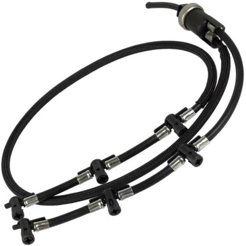 DEMULAX GuusCar, for A4 A6 Q7 Avant 2.7 3.0 TDI Kraftstoffrücklauf-Überlauf-Leckrohr 059130218H 059130218F 059130218D 059130218C Kraftstoffrücklaufschlauch von DEMULAX