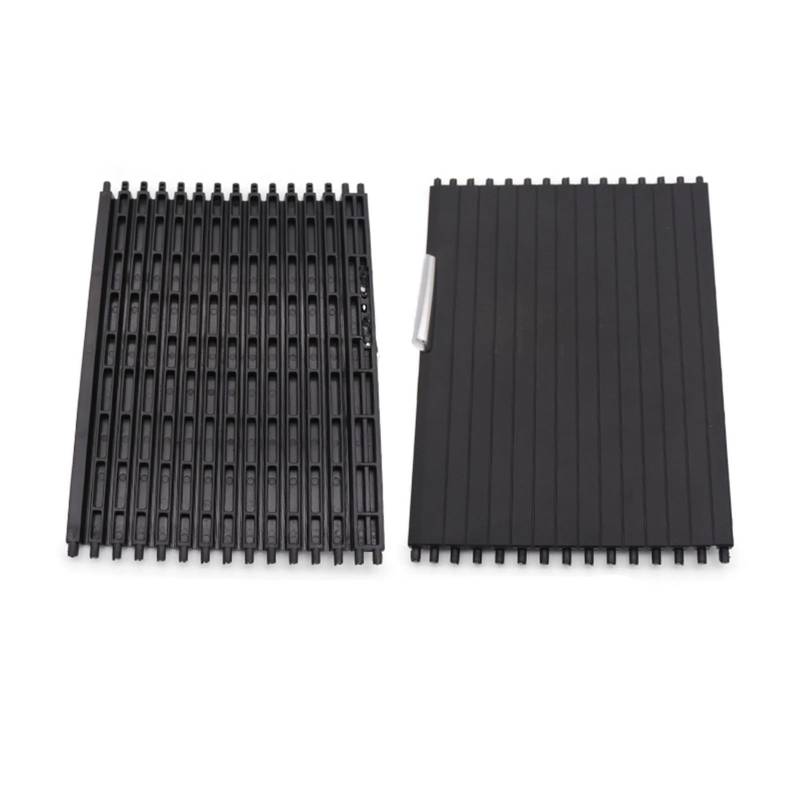 DEMULAX Hinten Getränkehalter Konsole Getränke Panel Roller Matte Trim Blind Abdeckung Mittelbrett Schatten, for, for, 2007-2014 E70 E71 X5 X6 Getränkehalter-Abdeckung für die Armlehne des Autos von DEMULAX