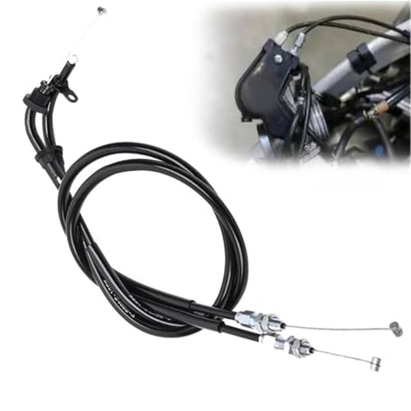 DEMULAX Kabelleitung for die Drosselklappengehäusebaugruppe for Motorrad, for MLADIN Replica - GSXR1000 GSX-R1000 2004 Motorrad-Kupplungsdraht(Black 4pairs) von DEMULAX