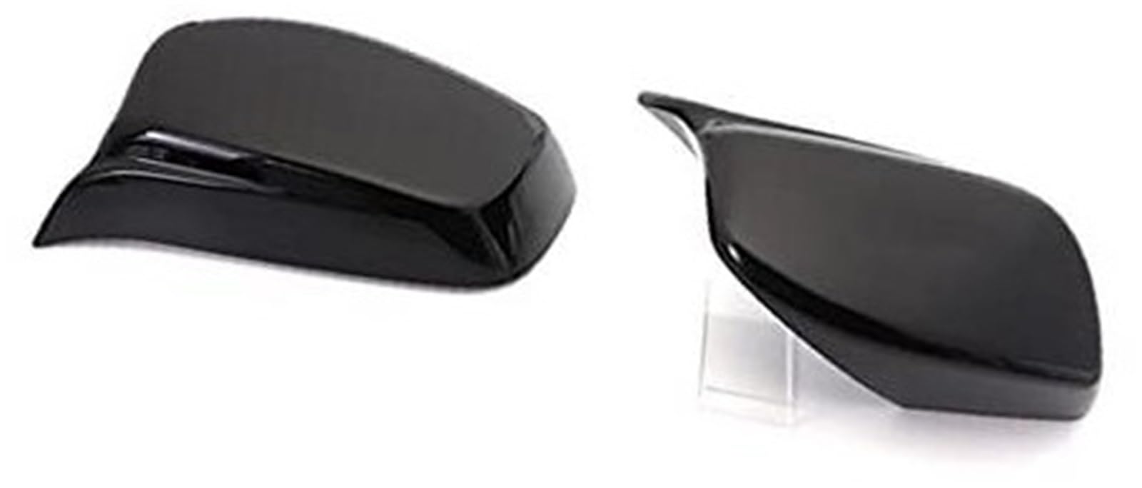 DEMULAX Kohlefaser Auto Rückansicht Tür Flügelspiegel Seitenspiegel Abdeckkappen Shell Case, for, E60 E61 E63 E64 5er Modell 2004-2008 Auto-Seitenspiegelabdeckung(Black Black) von DEMULAX