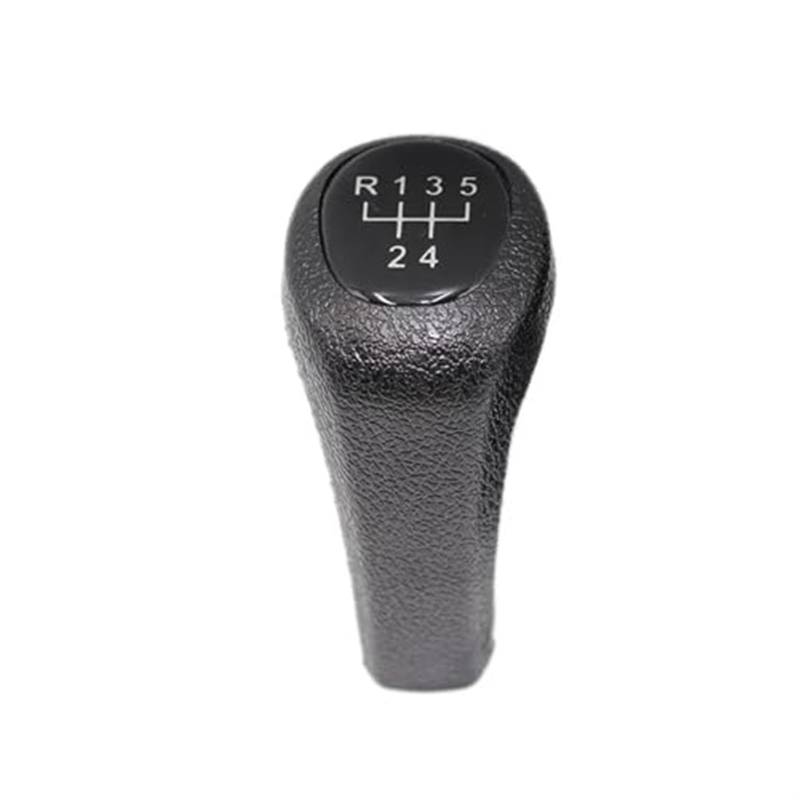 DEMULAX LHD Left Drive Car Shift Schaltknauf Hebel Gaitor Boot Cover, for, 1 Series E81 E82 E87 E88 Gearstick Gaiter Boot Cover Manual Auto-Schaltknauf(Black 5 Speed Gear knob) von DEMULAX