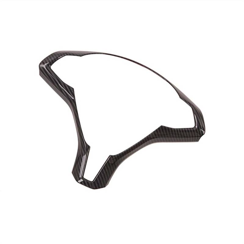 DEMULAX Lenkradaufkleber-Abdeckung, for Tesla, Modell S Modell X 2019-2020, dekoratives Autozubehör, Kohlefaser-ABS Auto-Lenkrad-Aufkleber von DEMULAX