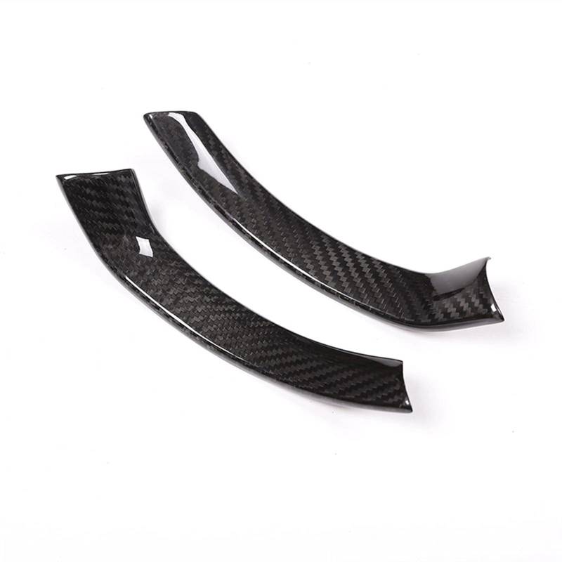 DEMULAX Lenkraddekorationsrahmen-Streifenabdeckung aus echter Kohlefaser, Autozubehör, for, for Alfa Romeo, Giulia Stelvio 2017-2019 Auto-Lenkrad-Aufkleber von DEMULAX