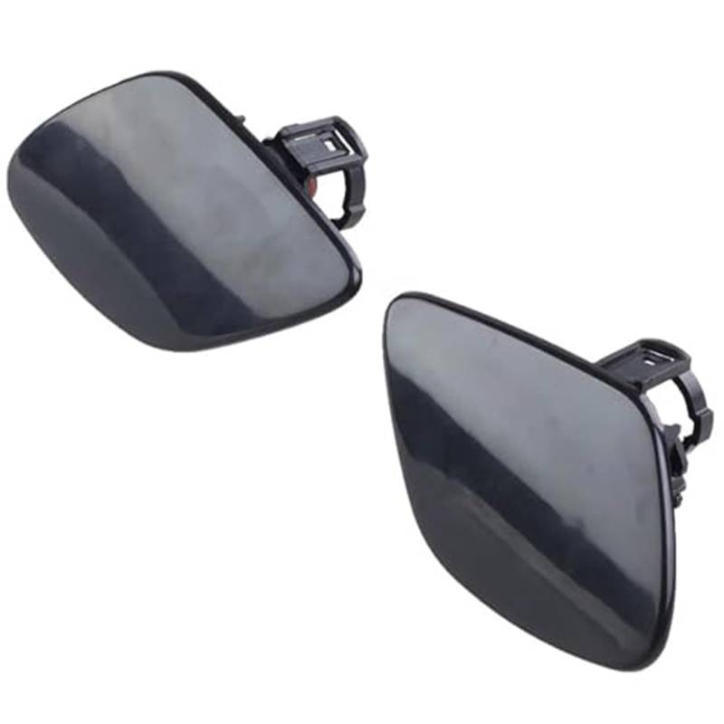 DEMULAX Linke und rechte Stoßstangen-Scheinwerferwaschdüsenabdeckung, for Lexus, RX330 RX350 85382-48010 85381-48040 8538248010 8538148040 Abdeckung für Scheibenwaschdüsen(Black A Pair) von DEMULAX